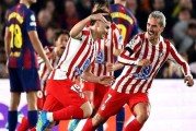 马竞2-0晋欧冠4强巴萨吃红牌拉师傅7射零中